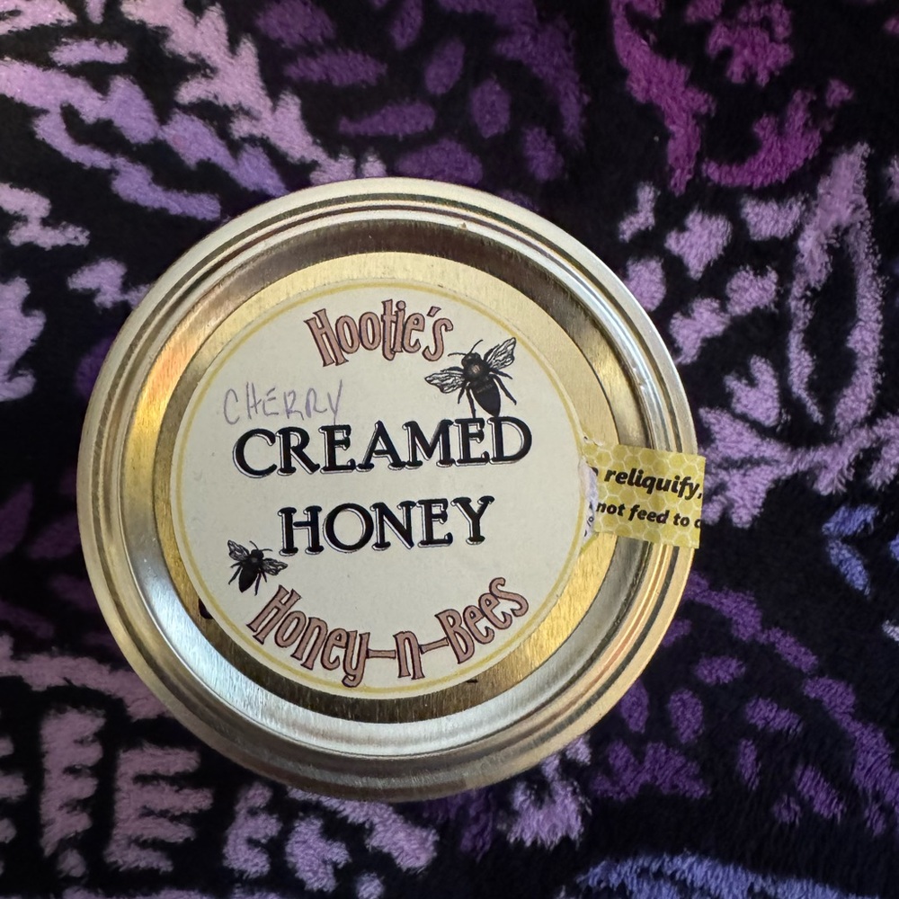 Hooties Creamed Honey - Cherry Flavor🍒